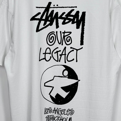 Stussy x Our Legacy Ol Surfman Pigment Dyed Tee“white"