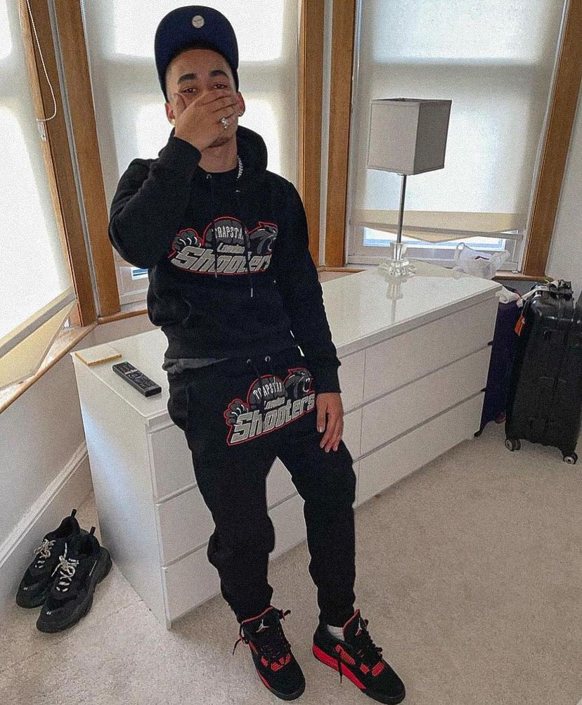 TRAPSTAR Shootersセットアップ Black/Red
