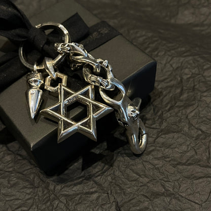 CHROME HEARTS key ring