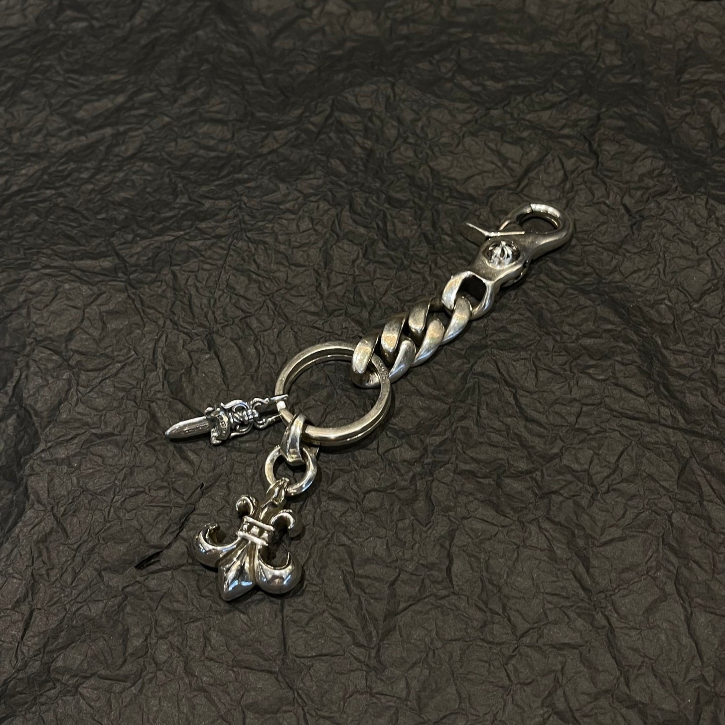 CHROME HEARTS key ring
