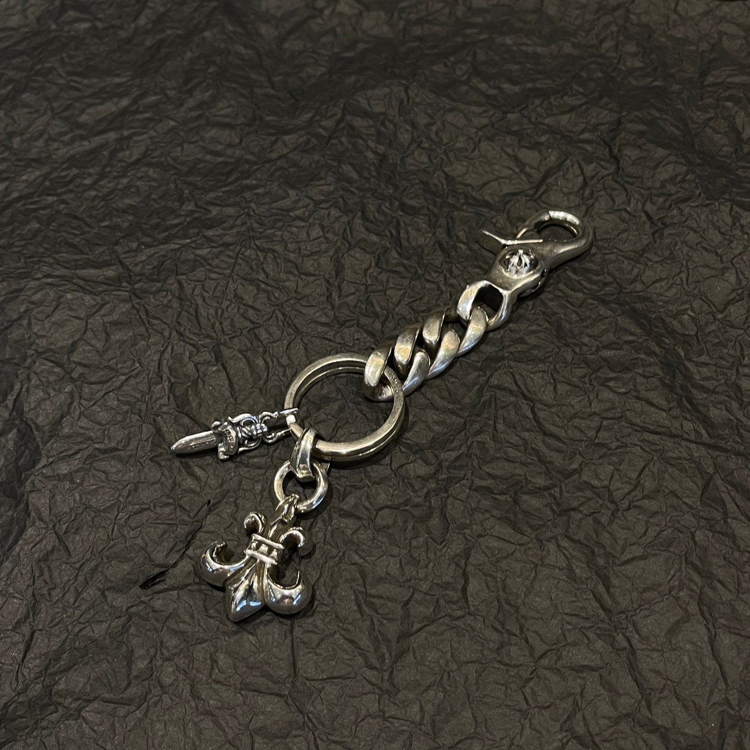 CHROME HEARTS key ring