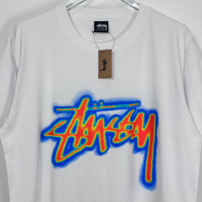 Stussy Thermal Stock Tee White