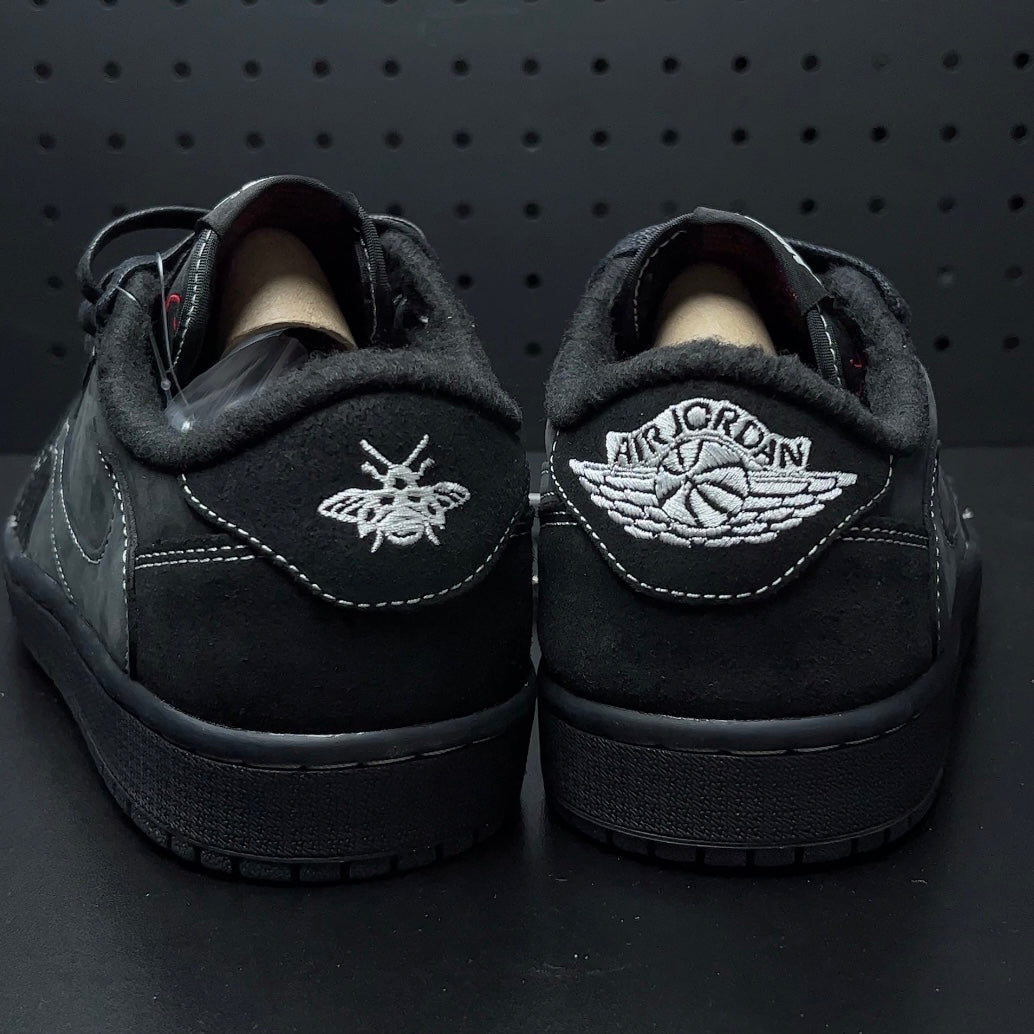 【LJR】Travis Scott × Nike Air Jordan 1 Low OG SP "Black Phantom"LJR