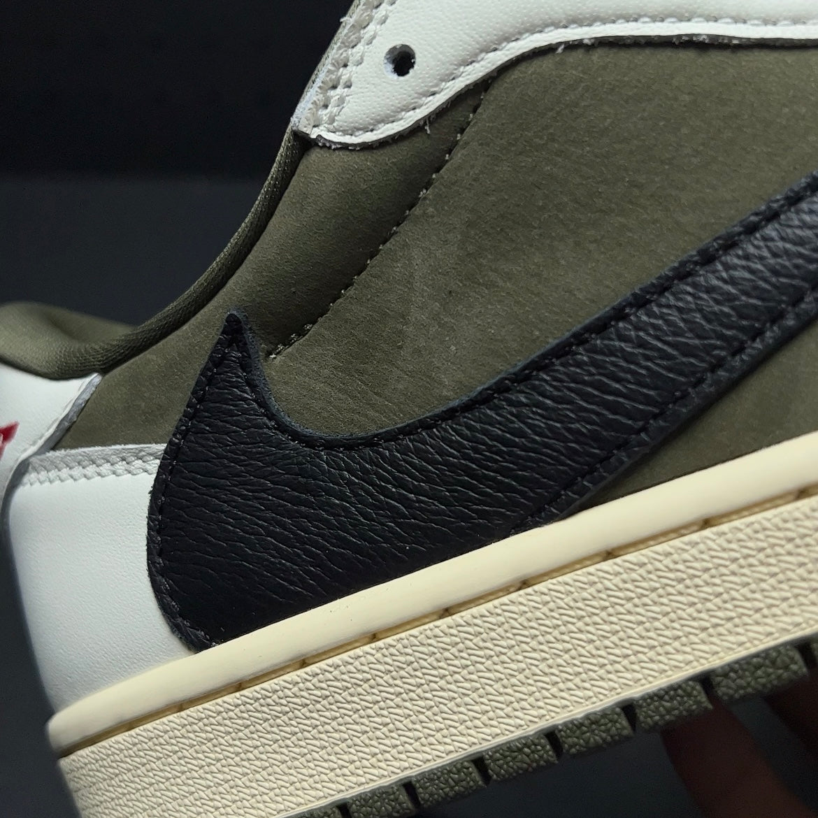 【LJR】Travis Scott × Nike Air Jordan 1 Low OG SP "Olive"LJR