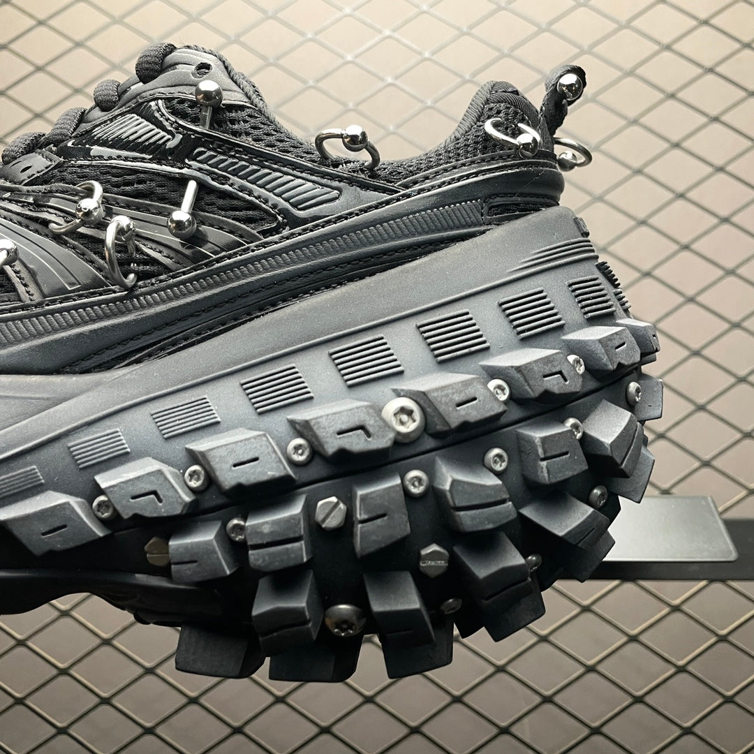 BALENCIAGA Bouncer (Defender) Screw Sneaker With Piercings"Black"