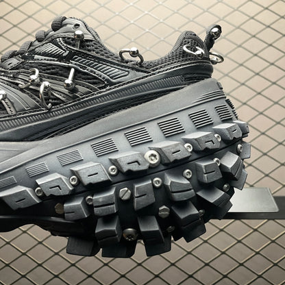 BALENCIAGA Bouncer (Defender) Screw Sneaker With Piercings"Black"