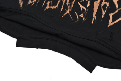 Balenciaga PARIS MOON UPSIDE DOWN T-shirt, oversized, heather black