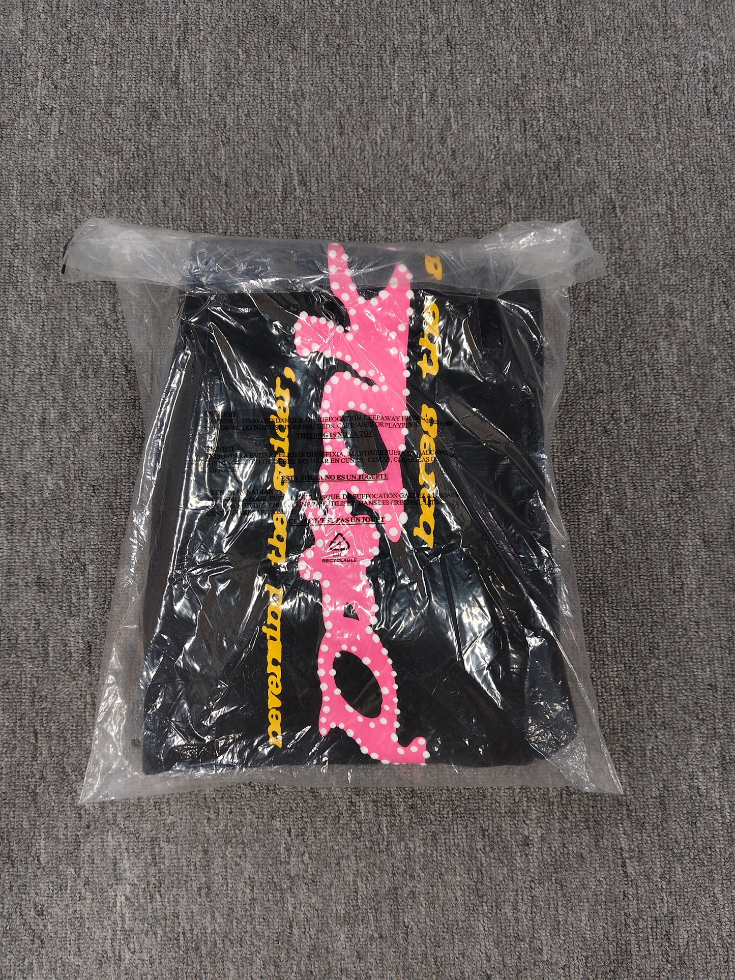 Sp5der BLACK スウェットパンツ