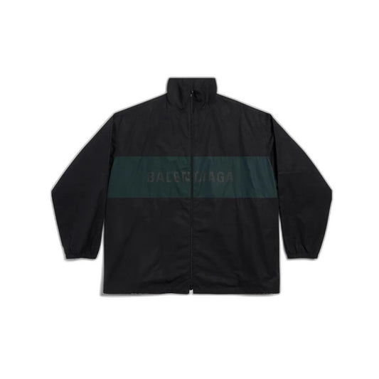 Balenciaga logo print windproof jacket