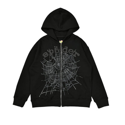 Sp5der ジップパーカー