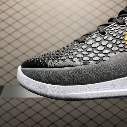 Nike Zoom Kobe 6 Black Del Sol Basketball Shoes "Black and Yellow"