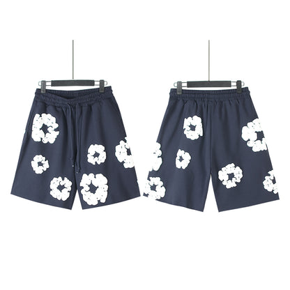 Denim Tears The Cotton Wreath Shorts 'Black'