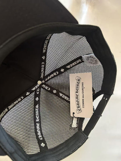 CHROME HEARTS Cemetery Trucker Hat Metal material (non-silver)