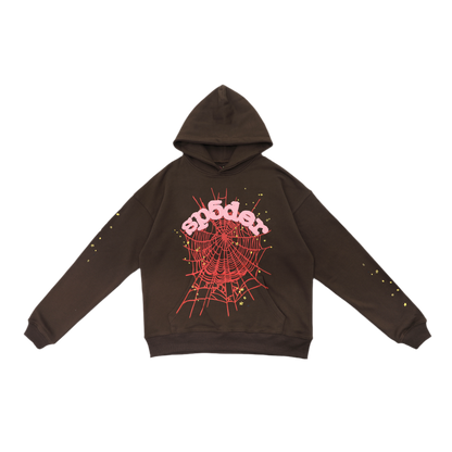 Sp5der パーカー/Brown