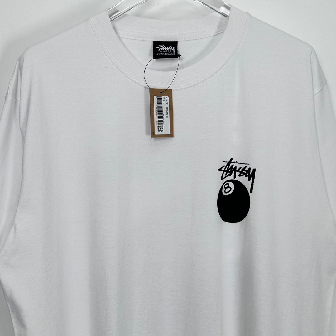 Stussy 8 Ball Pigment Dyed T-Shirt ''white'