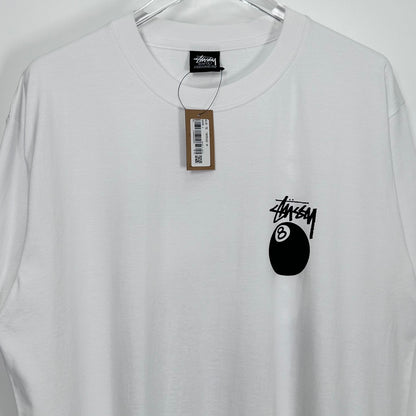 Stussy 8 Ball Pigment Dyed T-Shirt ''white'