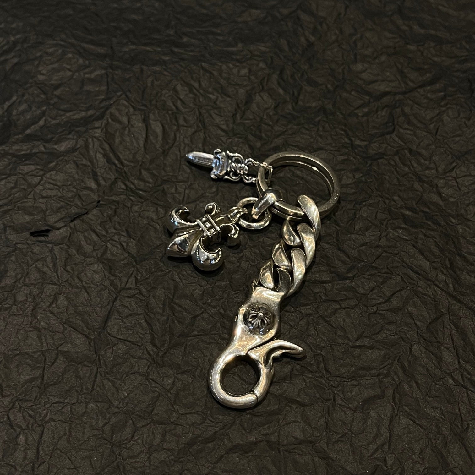 CHROME HEARTS key ring