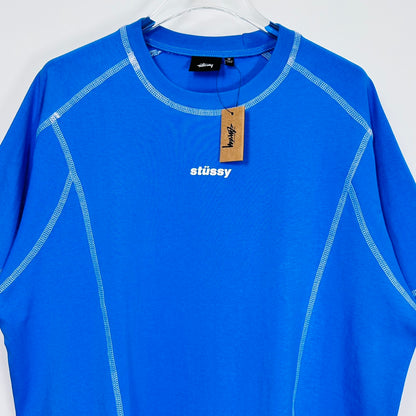 Stüssy Wave Short Sleeve Crew 'Blue'
