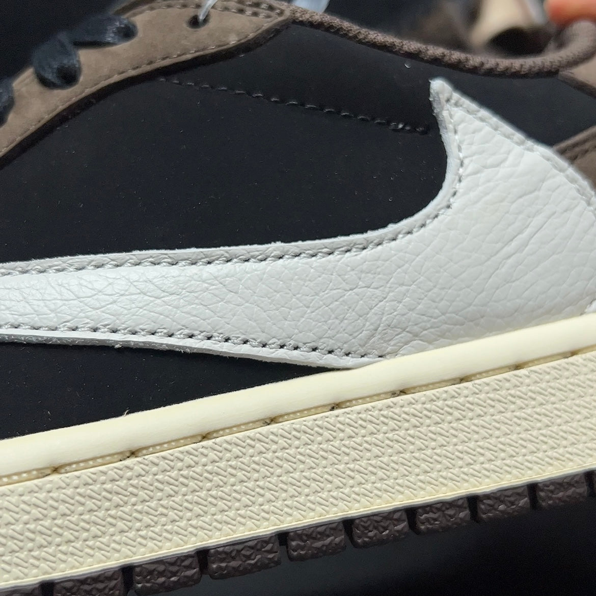 【LJR】Travis Scott × Nike Air Jordan 1 Low OG SP-T "Black/Dark Mocha"LJR