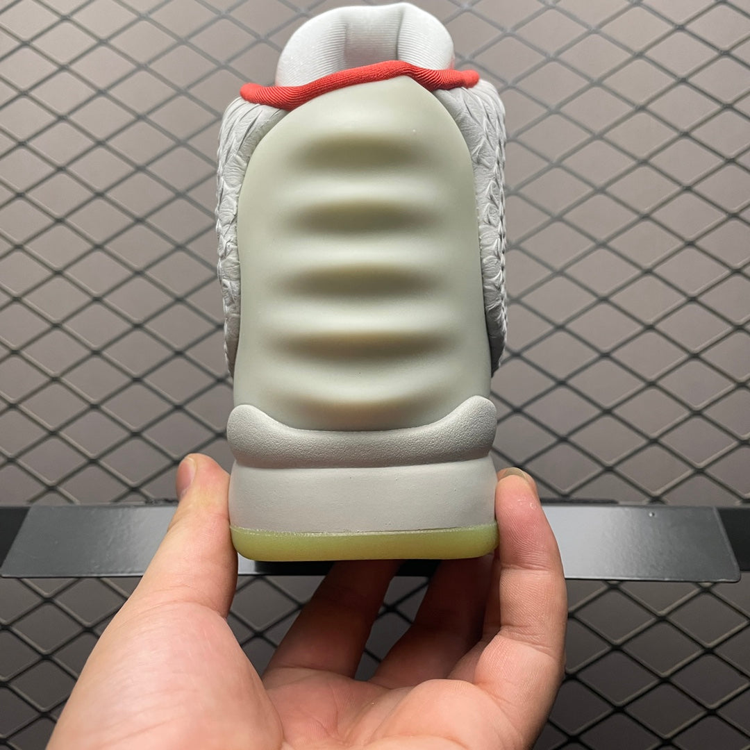 Nike Air Yeezy 2 red october basketball shoes "grey"