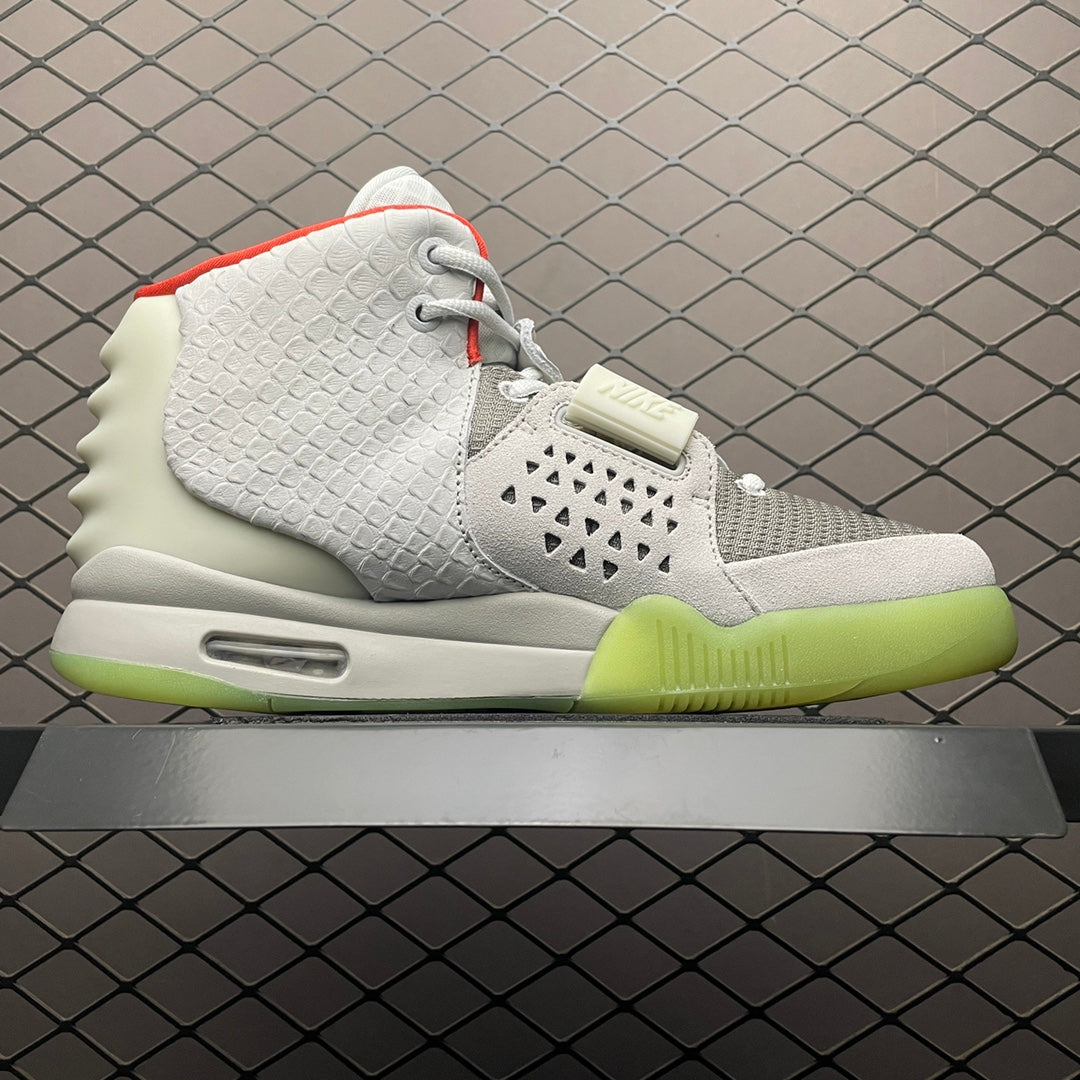 Nike Air Yeezy 2 red october basketball shoes "grey"