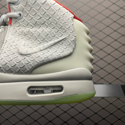 Nike Air Yeezy 2 red october basketball shoes "grey"