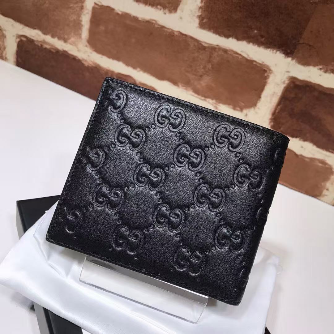 GUCCI Dorian Guccissima Bi-fold Wallet