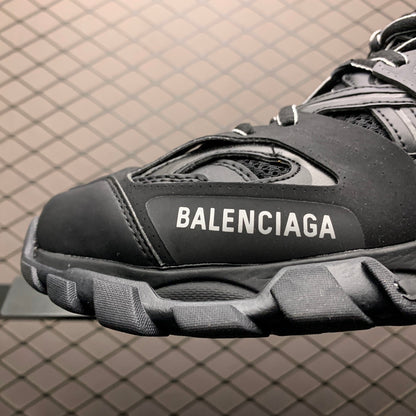Balenciaga Track 1.0 Distressed Dad Shoes "Black"