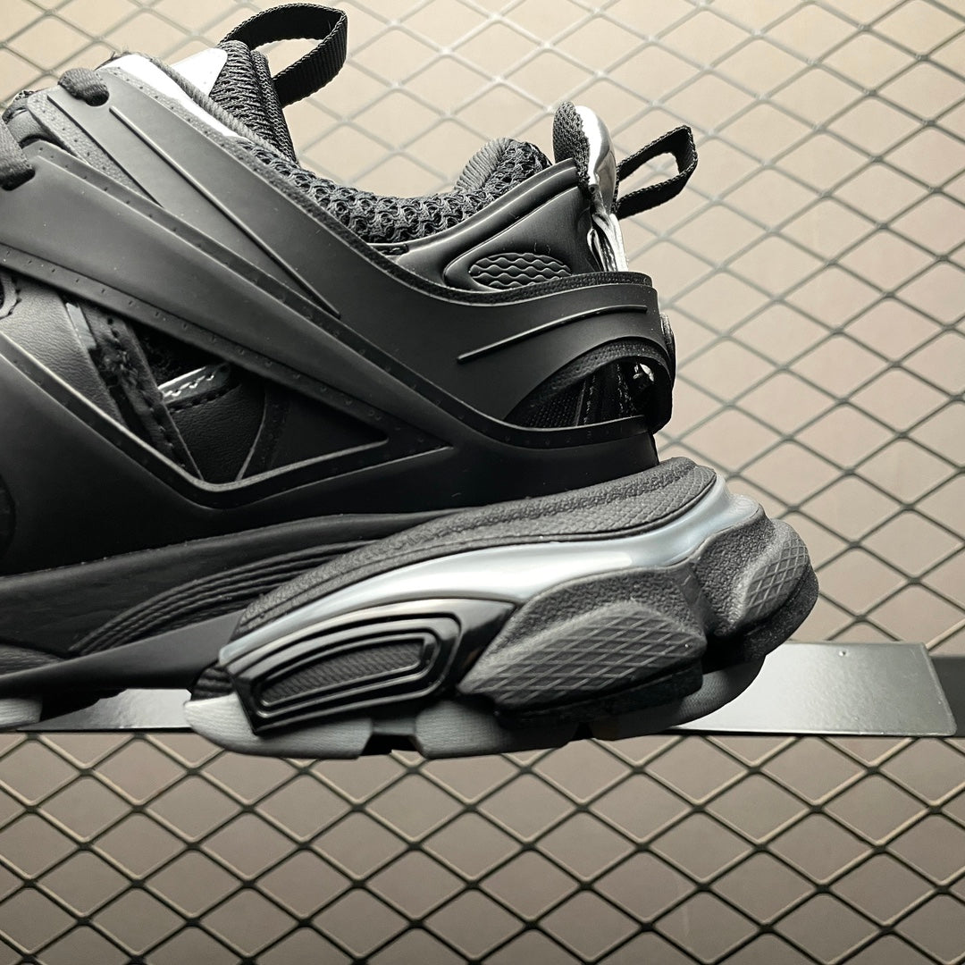 Balenciaga Track 1.0 Dad Shoes “Black Silver”