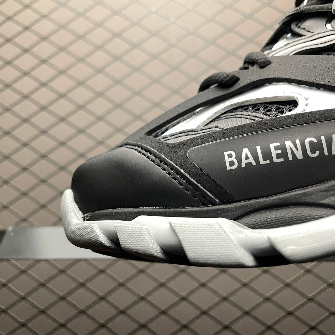 Balenciaga Track 1.0 Dad Shoes “Black Silver”