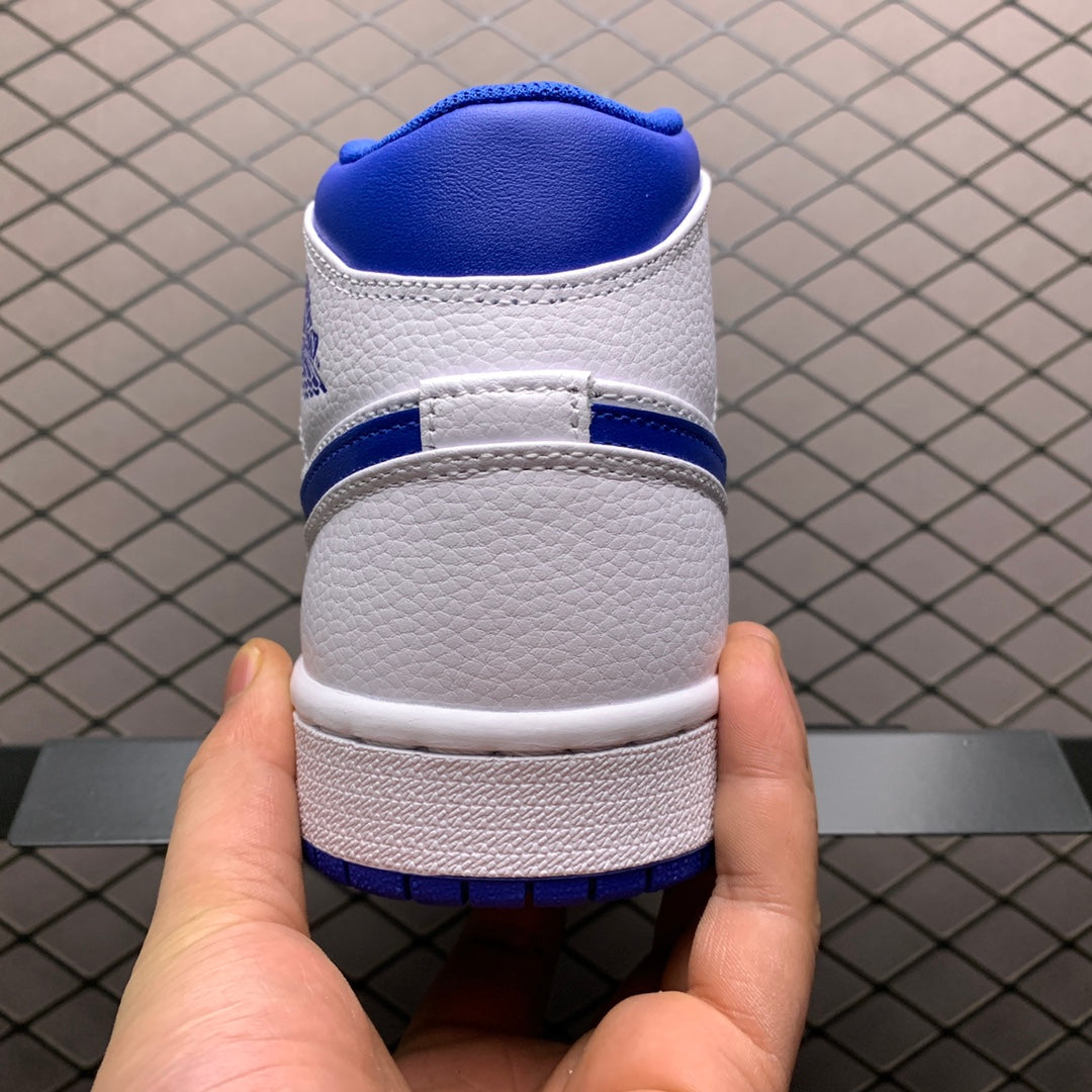 Jordan AirJordan 1 Mid Hyper Royal basketball shoes