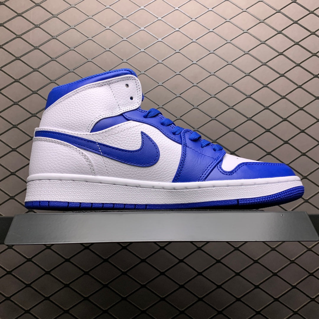 Jordan AirJordan 1 Mid Hyper Royal basketball shoes