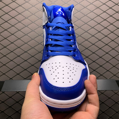 Jordan AirJordan 1 Mid Hyper Royal basketball shoes