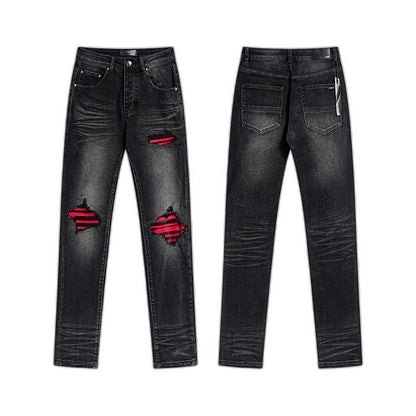 Amiri MX1 Ultrasuede Jean 'Vintage Black'