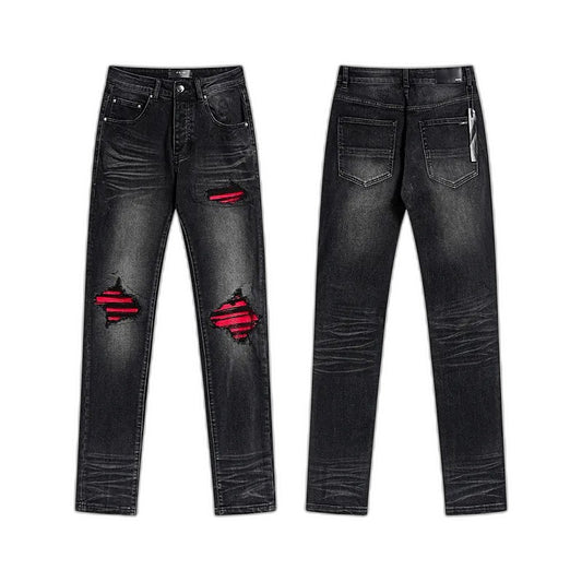 Amiri MX1 Ultrasuede Jean 'Vintage Black'