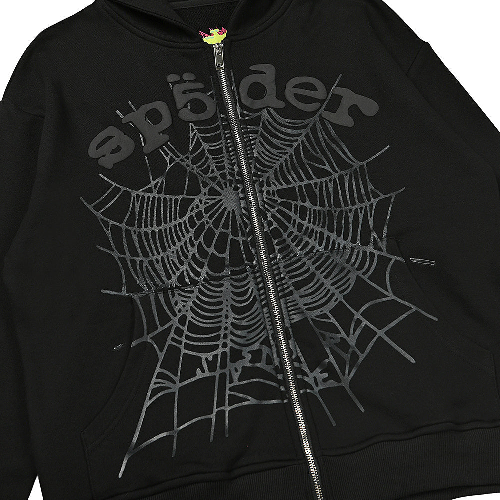 Sp5der ジップパーカー