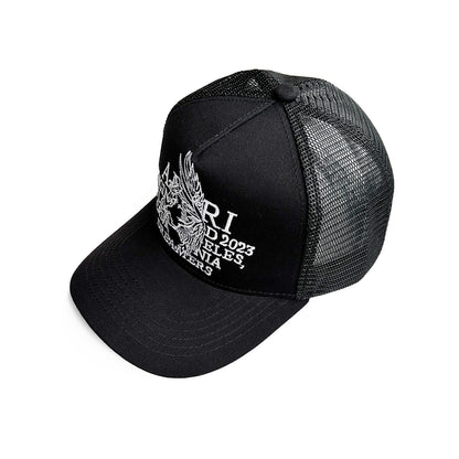AMIRI logo-print trucker hat