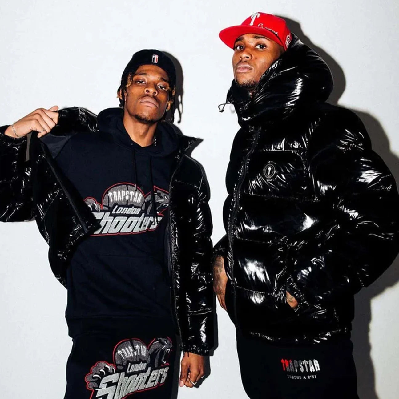TRAPSTAR Shooters セットアップ  Black/Red