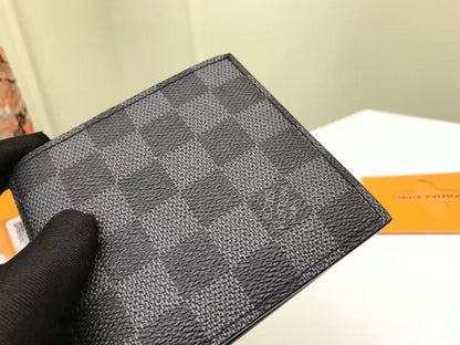 Louis Vuitton Damier Graphite Portefeuille Marco Bifold Wallet