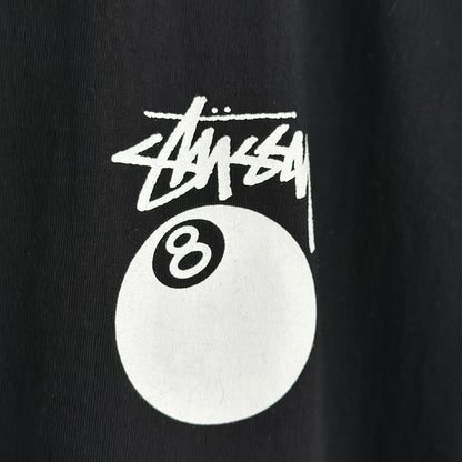 Stussy 8 Ball Pigment Dyed T-Shirt 'Black'
