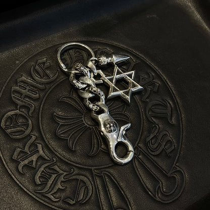CHROME HEARTS key ring