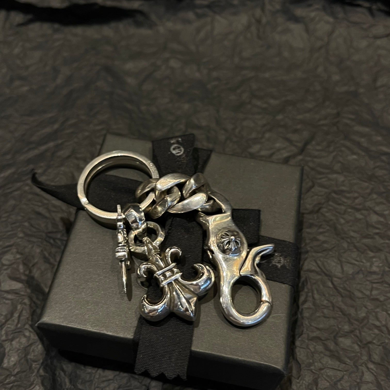 CHROME HEARTS key ring