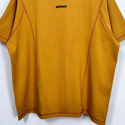 Stüssy Wave Short Sleeve Crew 'yellow'