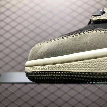 Travis Scott × Nike Air Jordan 1 Low "Black/Olive"