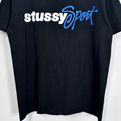 Stussy Sport Script Tee - BLACK  スポーツ スクリプト T シャツ-BLACK