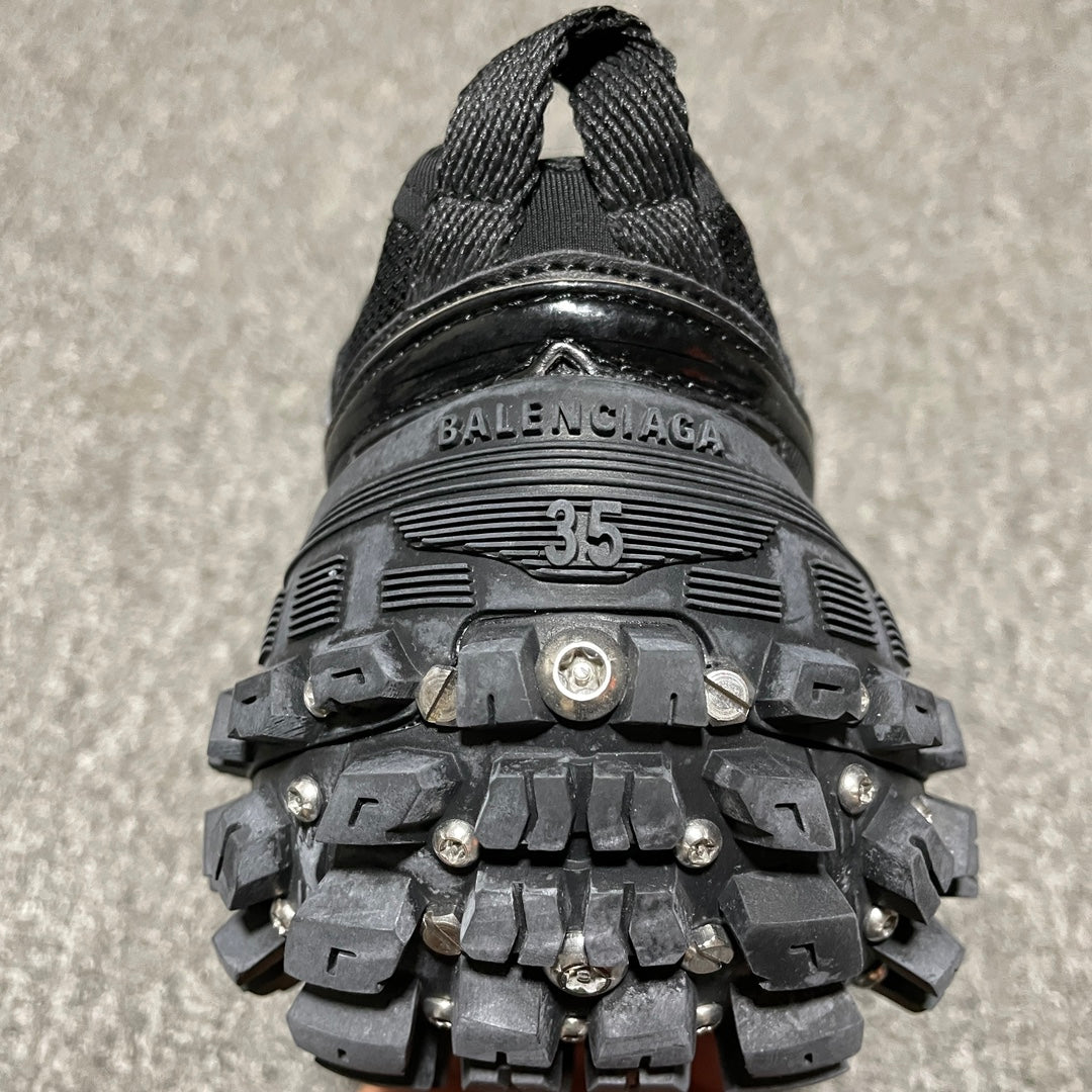 BALENCIAGA Bouncer (Defender) Screw Sneaker With Piercings"Black"