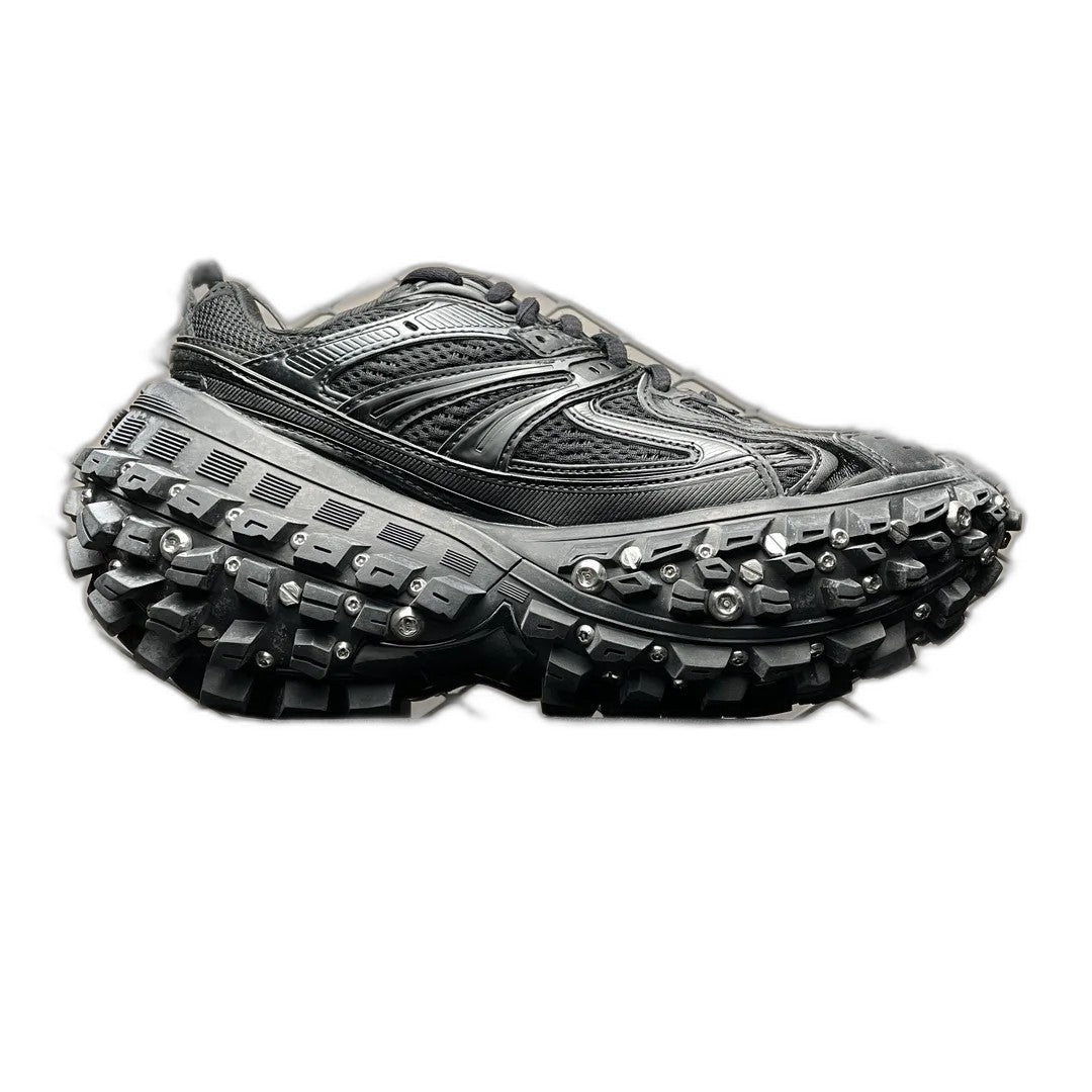 BALENCIAGA Bouncer (Defender) Screw Sneaker With Piercings"Black"