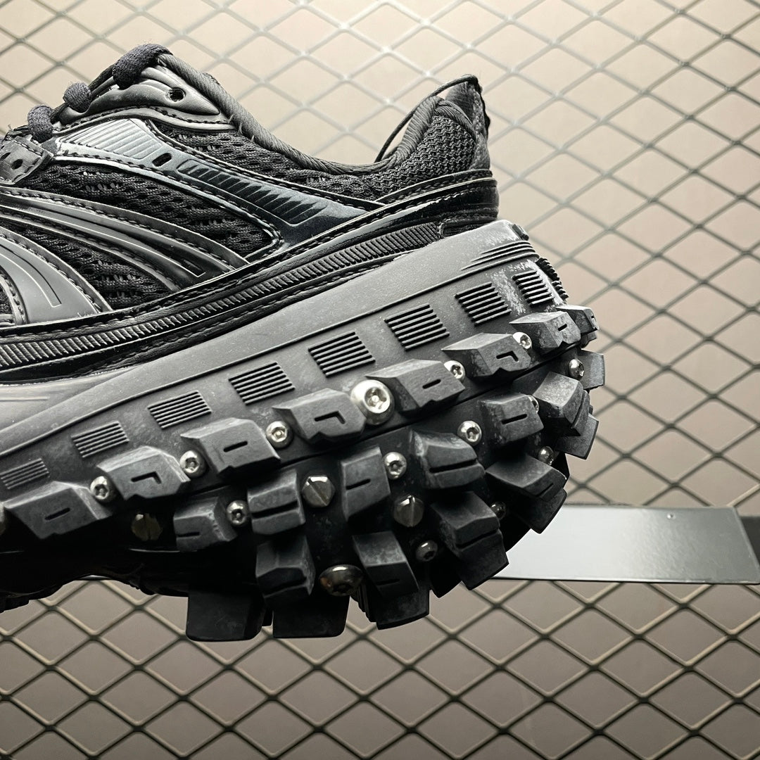 BALENCIAGA Bouncer (Defender) Screw Sneaker With Piercings"Black"