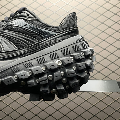 BALENCIAGA Bouncer (Defender) Screw Sneaker With Piercings"Black"