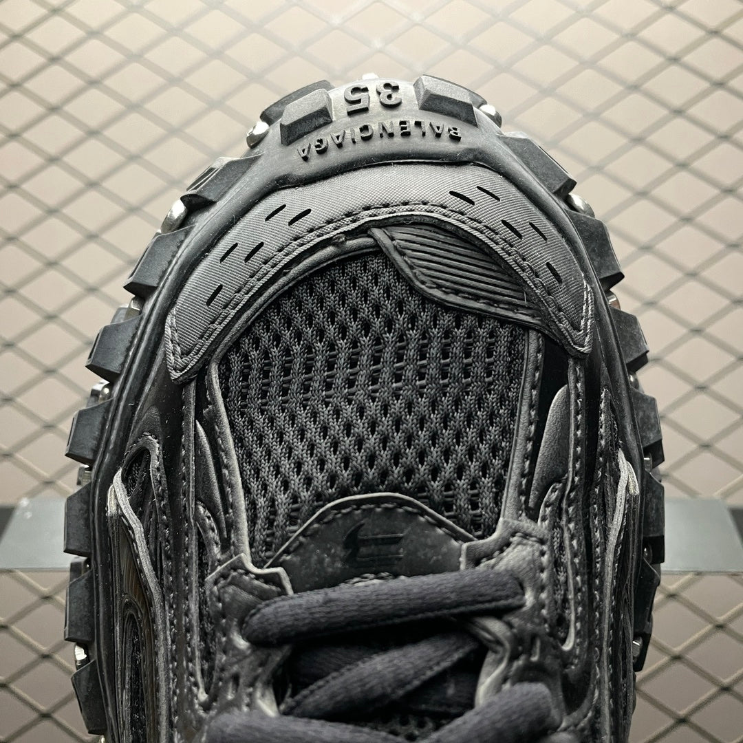 BALENCIAGA Bouncer (Defender) Screw Sneaker With Piercings"Black"